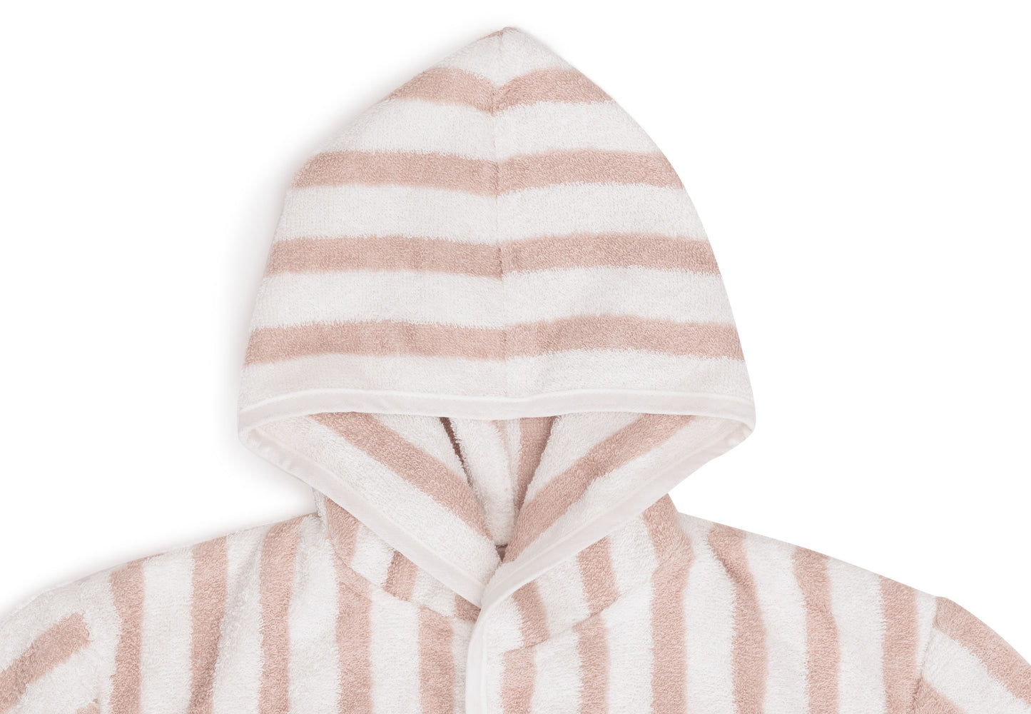 Badjas stripe terry - wild rose