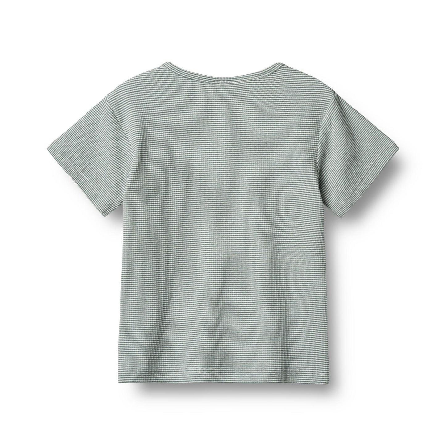 Rib T-shirt Lumi - stormy sea stripe