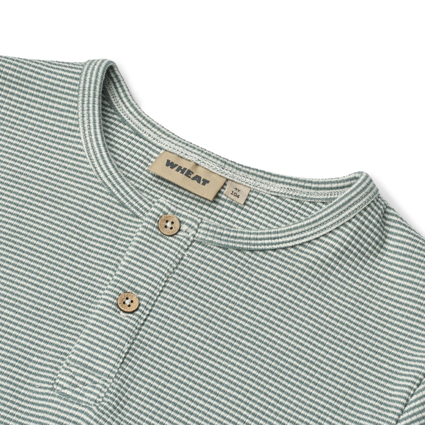 Rib T-shirt Lumi - stormy sea stripe