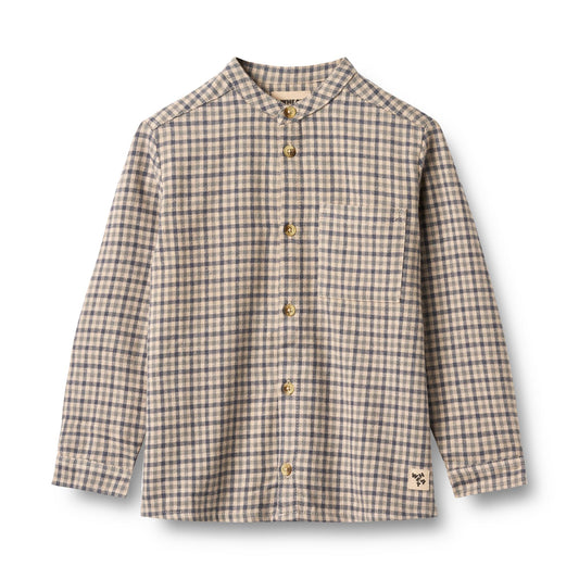 Wheat - blouse Willum kid - blue beige check