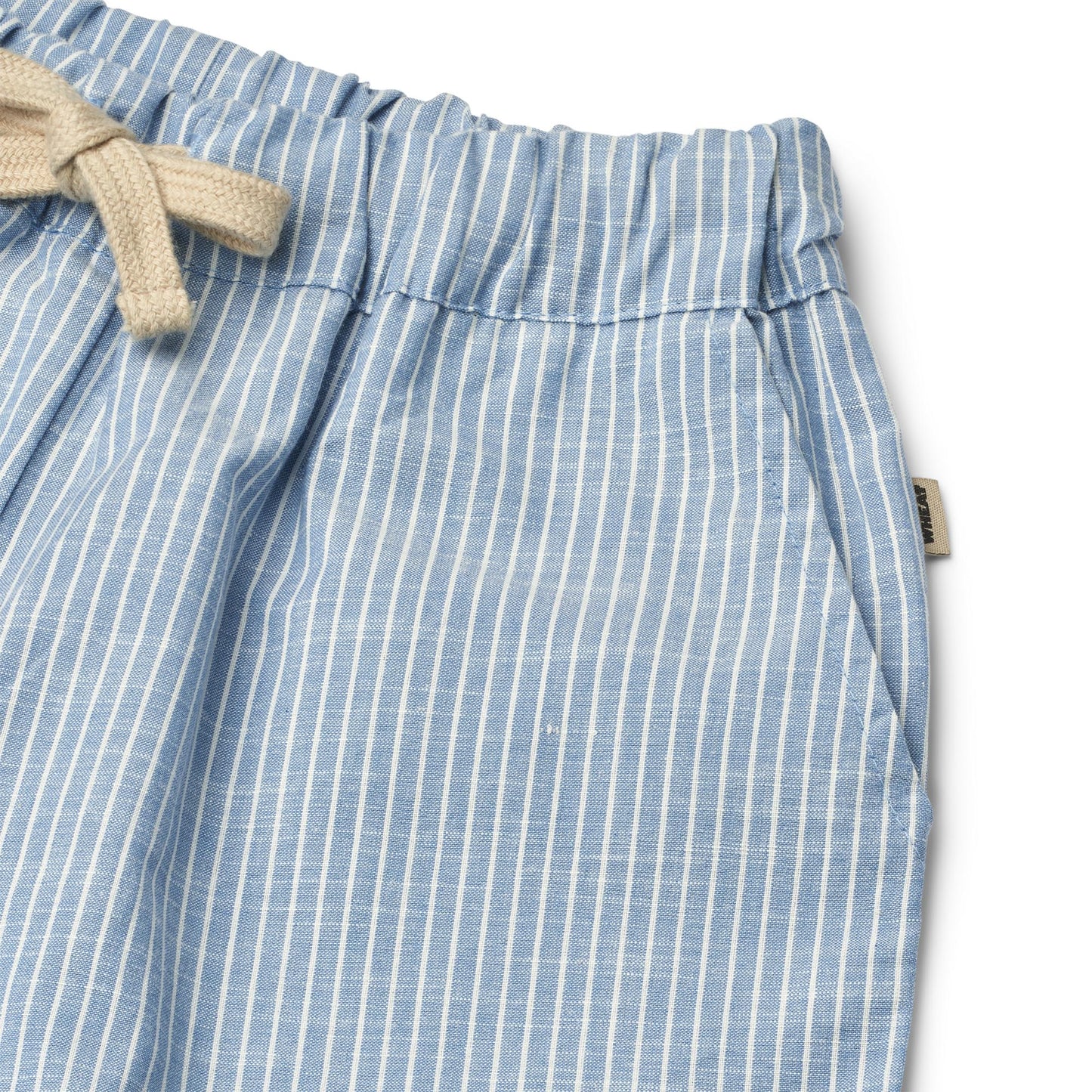 Wheat - seersucker shorts Cuba - blue stripe