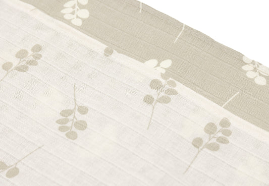 Hydrofiele doek Twig - olive green - 3 stuks