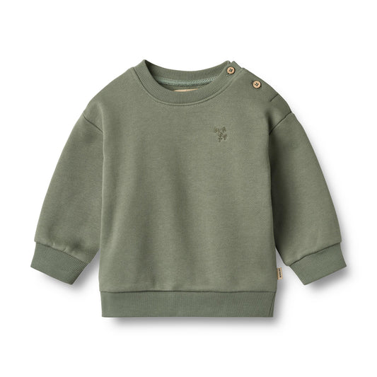 Wheat - sweatshirt Willi - dusty green