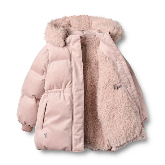 Wheat - puffer jack Lullu - rose powder