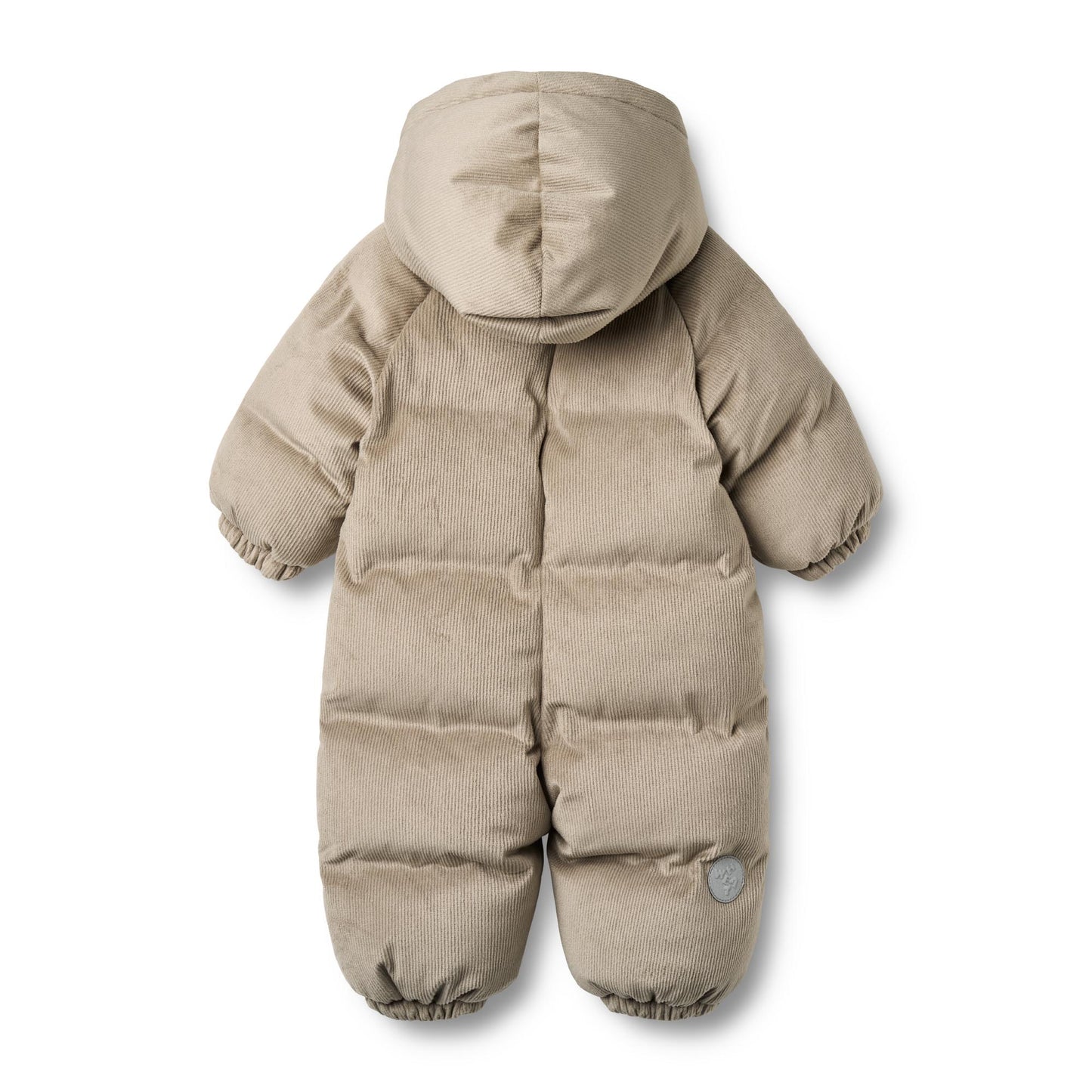 Wheat - puffer snowsuit baby Nallo - grey stone