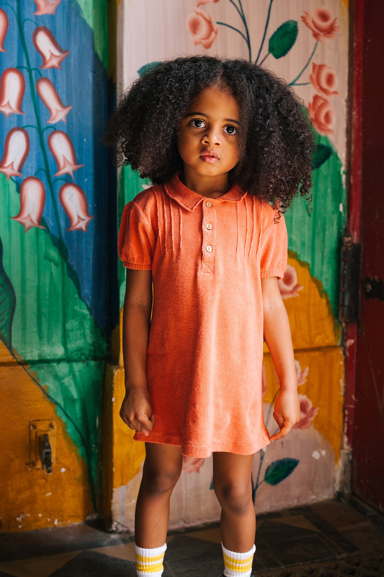 Riffle Amsterdam - dress Amber - terry apricot