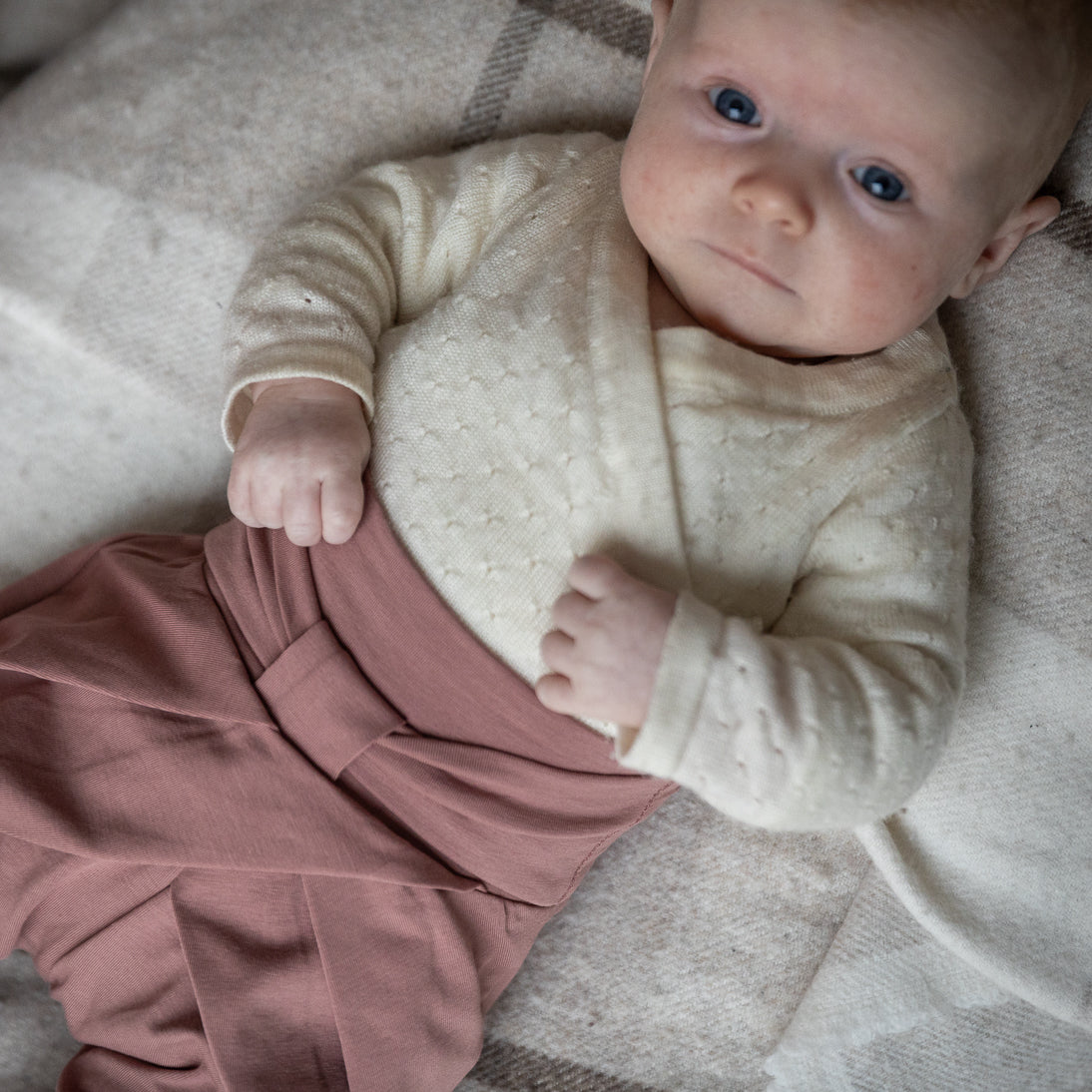 Bow pants - daydream pink