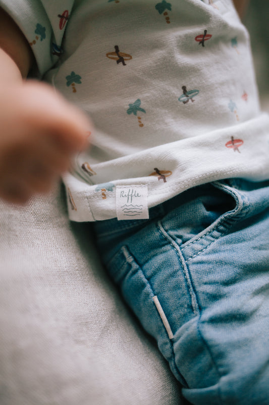 Riffle Amsterdam - t-shirt Juul beach