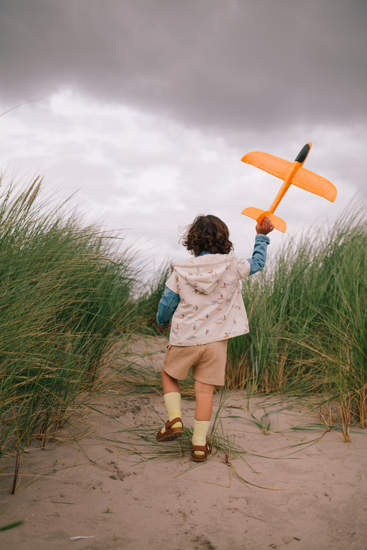 Riffle Amsterdam - terry shorts Zuri - beige stripe