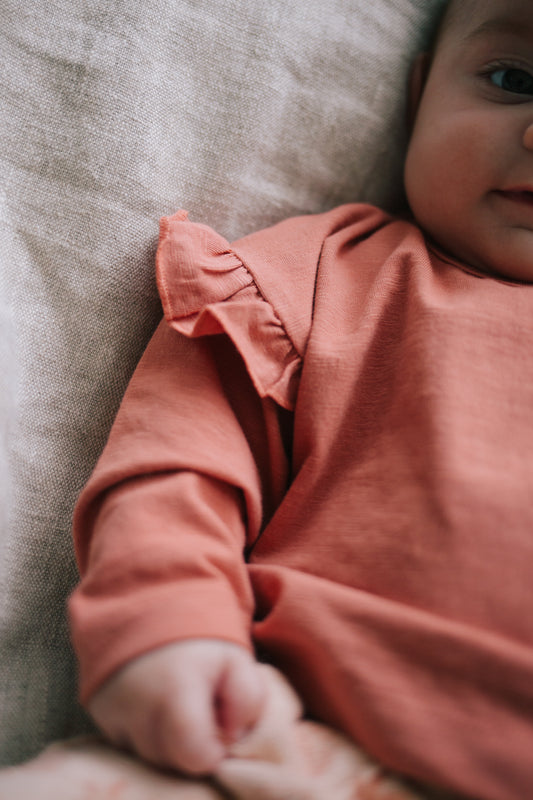 Riffle Amsterdam - sweater Mette - coral pink