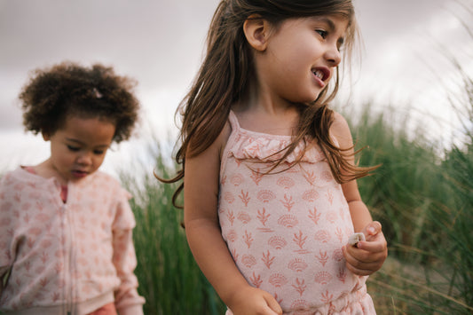 Riffle Amsterdam - terry suit Gaya seashells - peach pink