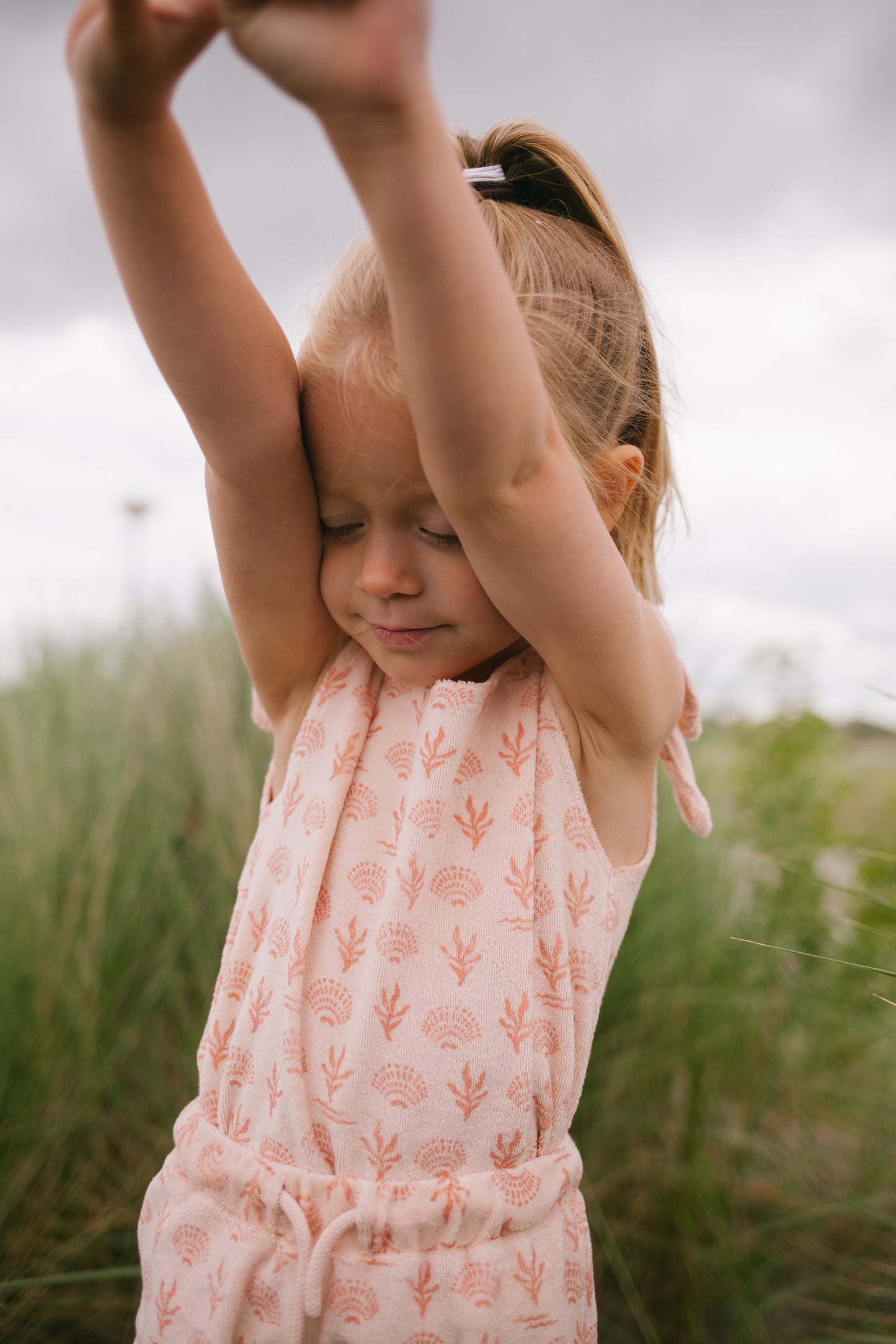Riffle Amsterdam - terry suit Gaya seashells - peach pink