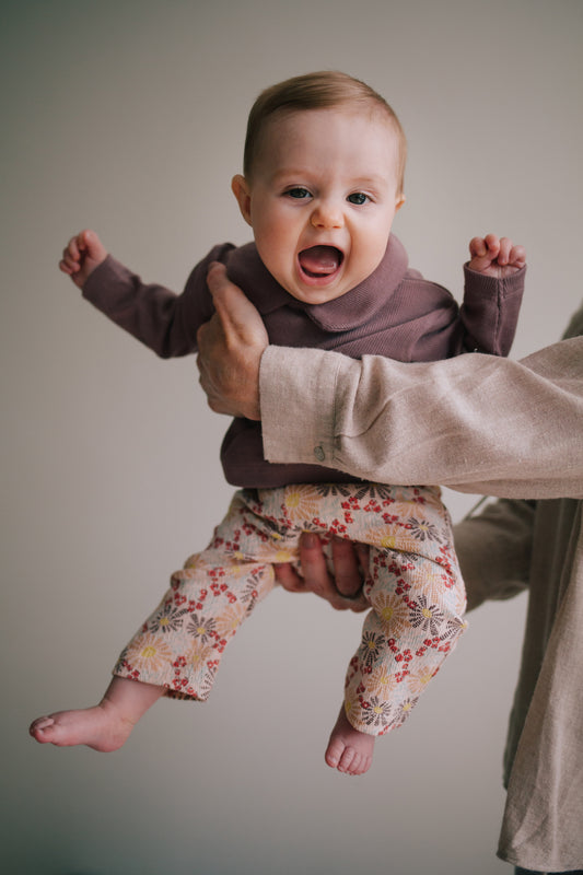 Riffle Amsterdam - flared pants Percy sea flower