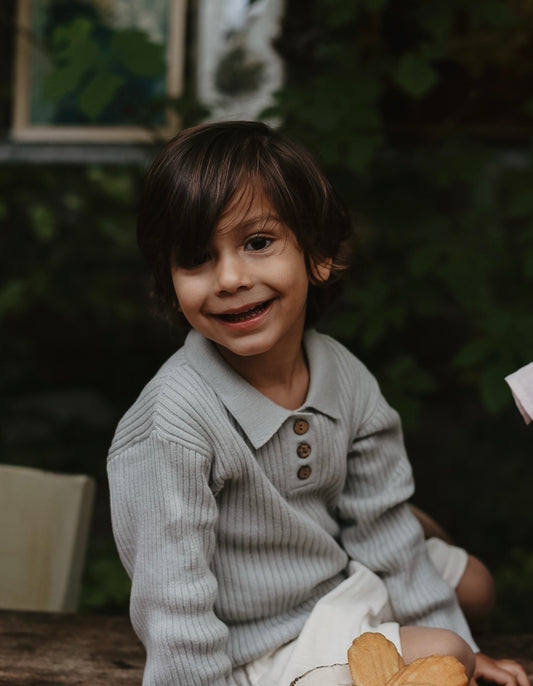 LRDM petits - polo Alex - sky blue