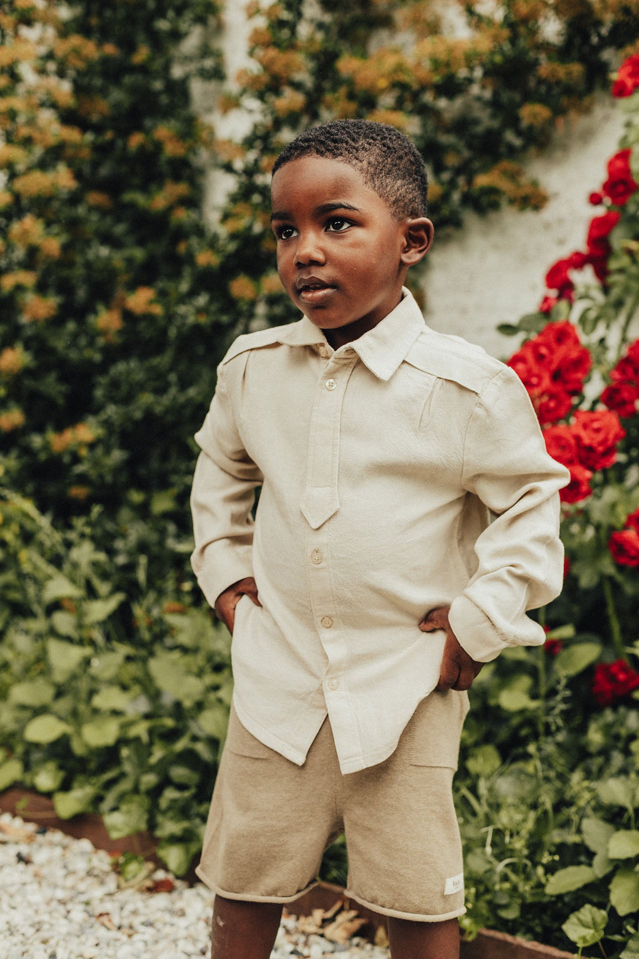 Linen blouse Texas - offwhite
