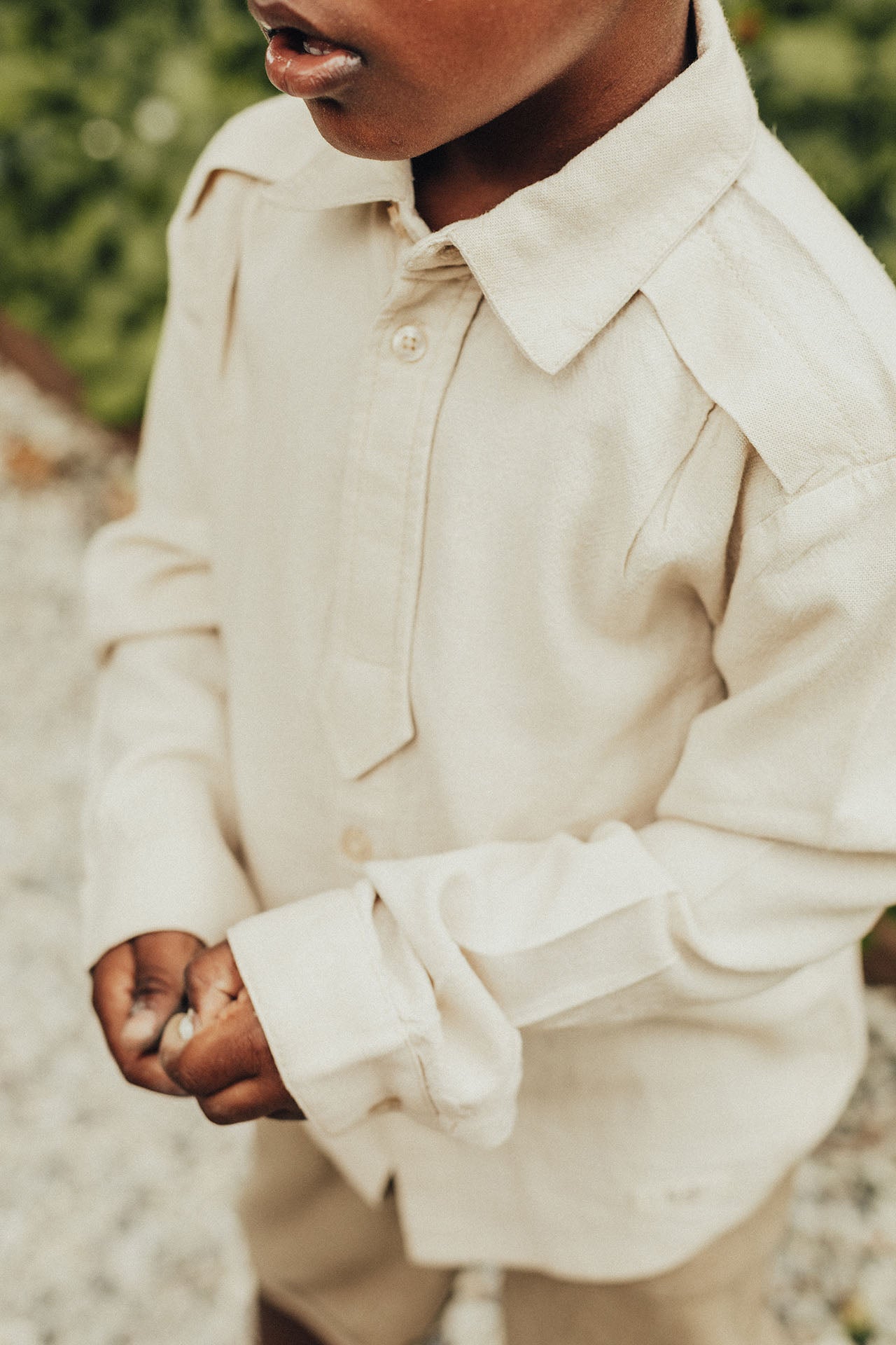Linen blouse Texas - offwhite