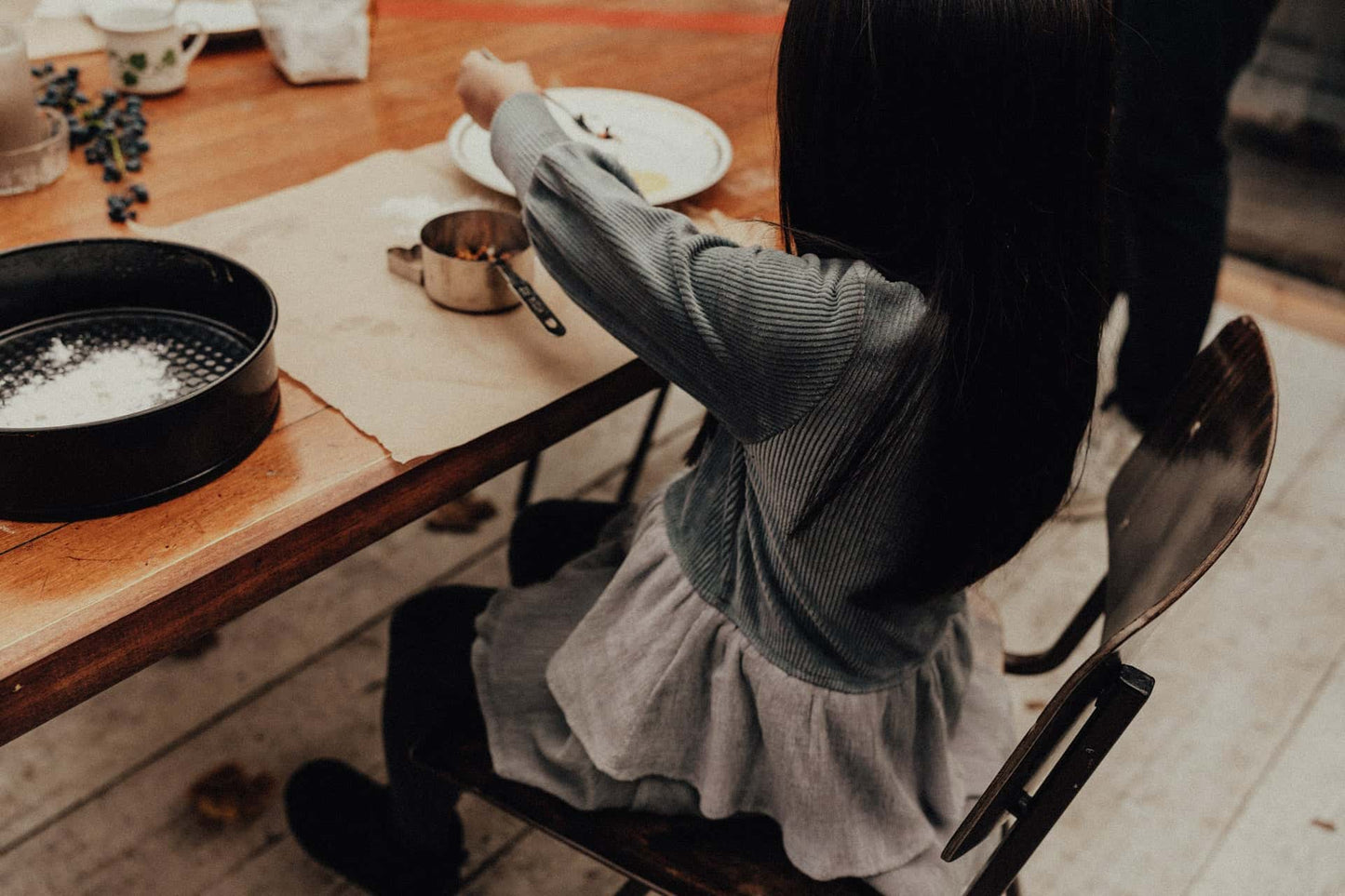 Baje Studio - dress Ayles - greyish blue