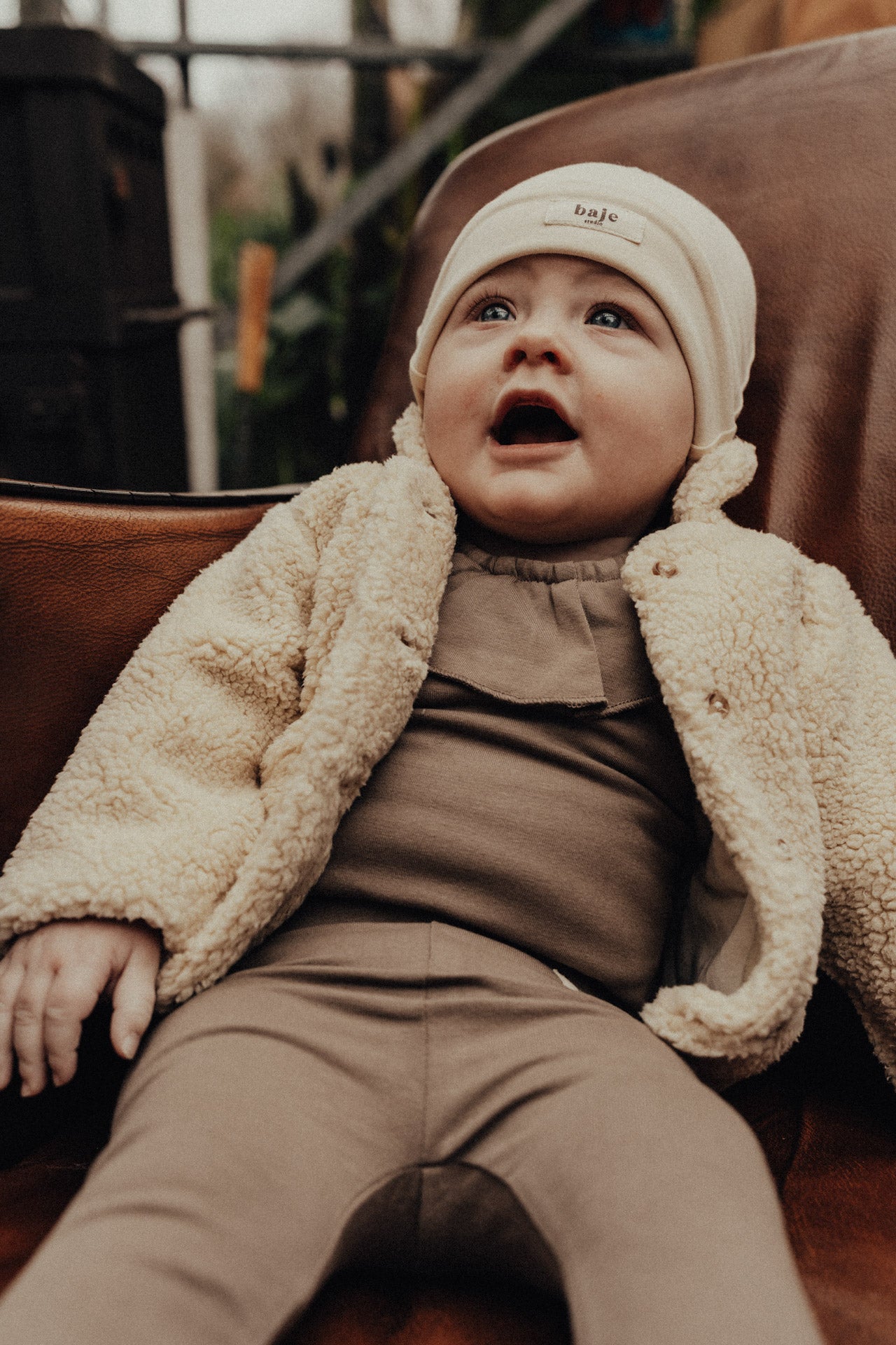 Teddy jacket Heather - crème