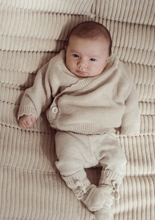Two You Label - knitted cardigan Beau - oat