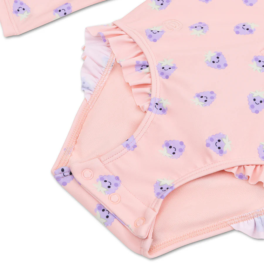 Swim Essentials - UV suit - Black Berry