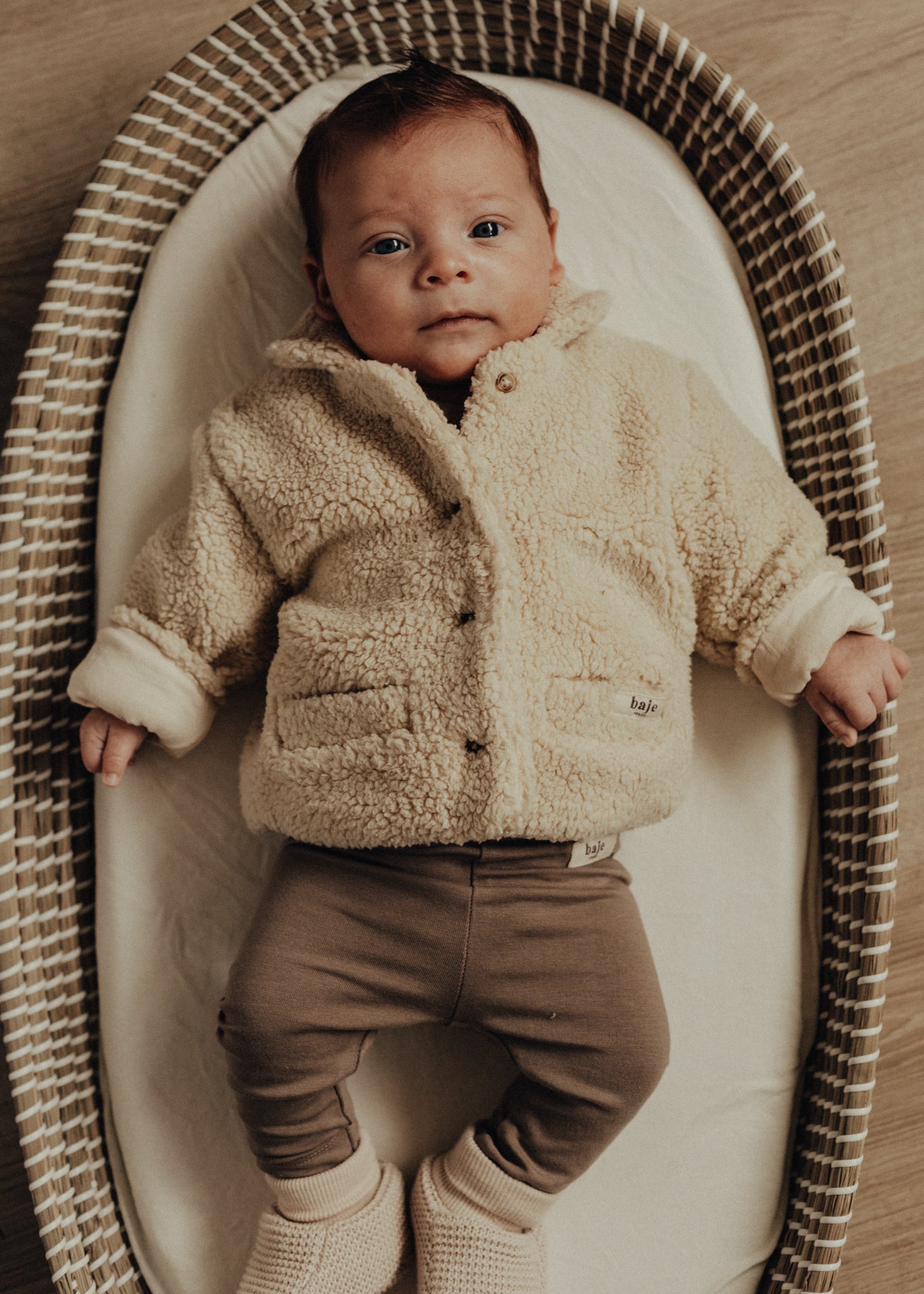 Teddy jacket Heather - crème