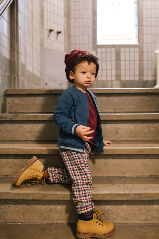 Riffle Amsterdam - pants Perry - blue square