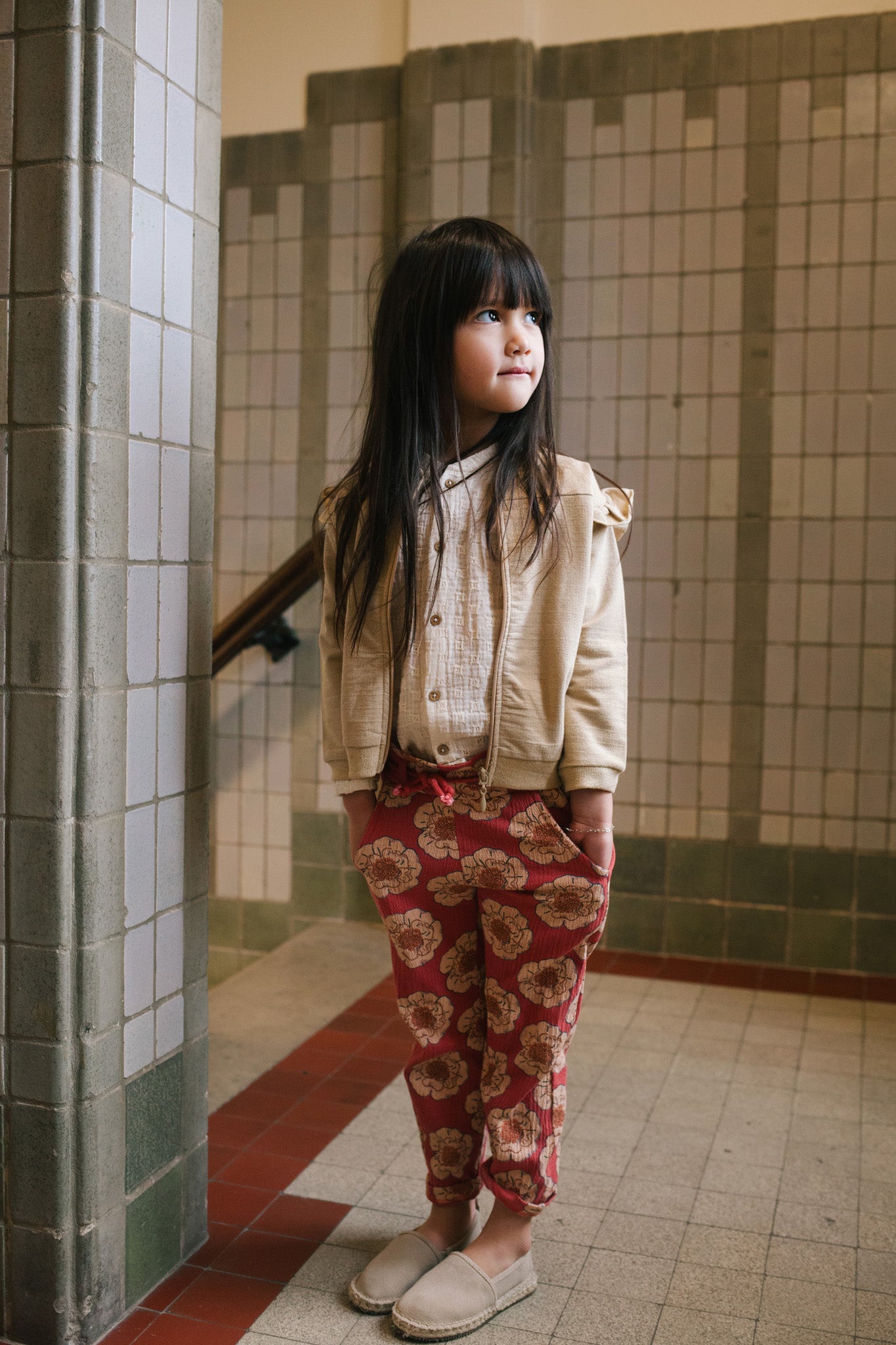 Riffle Amsterdam - flower pants Perry - pink