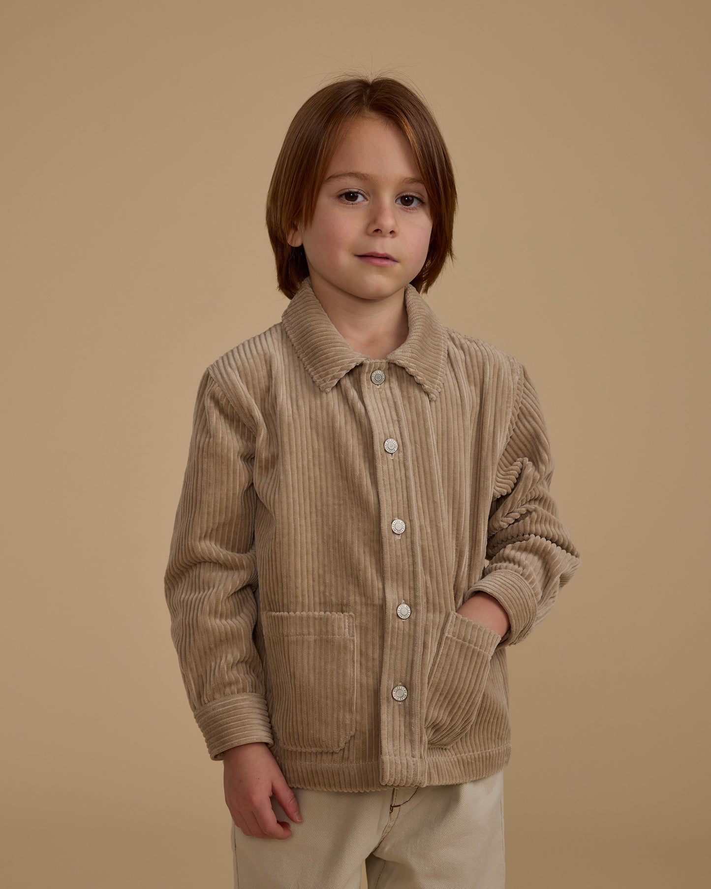 Overshirt Enzo - pebble