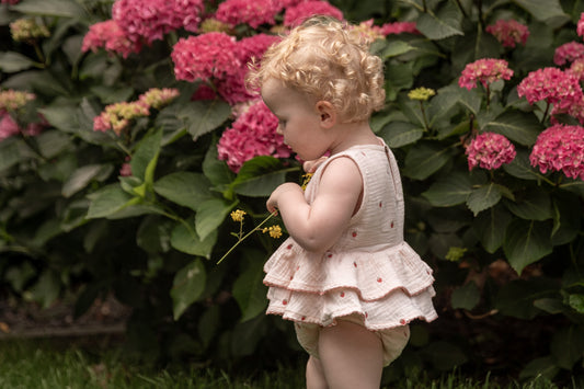 Lil'Atelier - muslin suit strawberry's - morganite pink