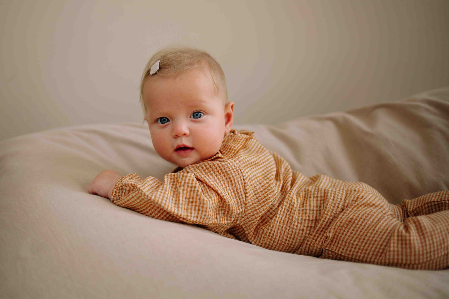 Riffle Amsterdam - blouse Cootje - camel brown square