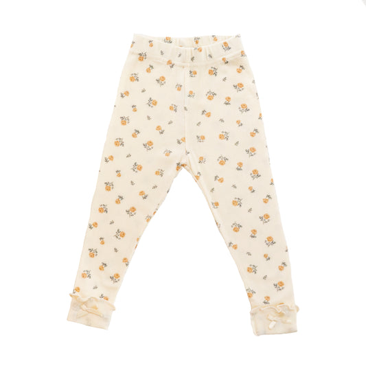 Camellia legging - flower ivory