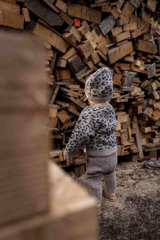 Tocoto Vintage - gebreide legging - taupe