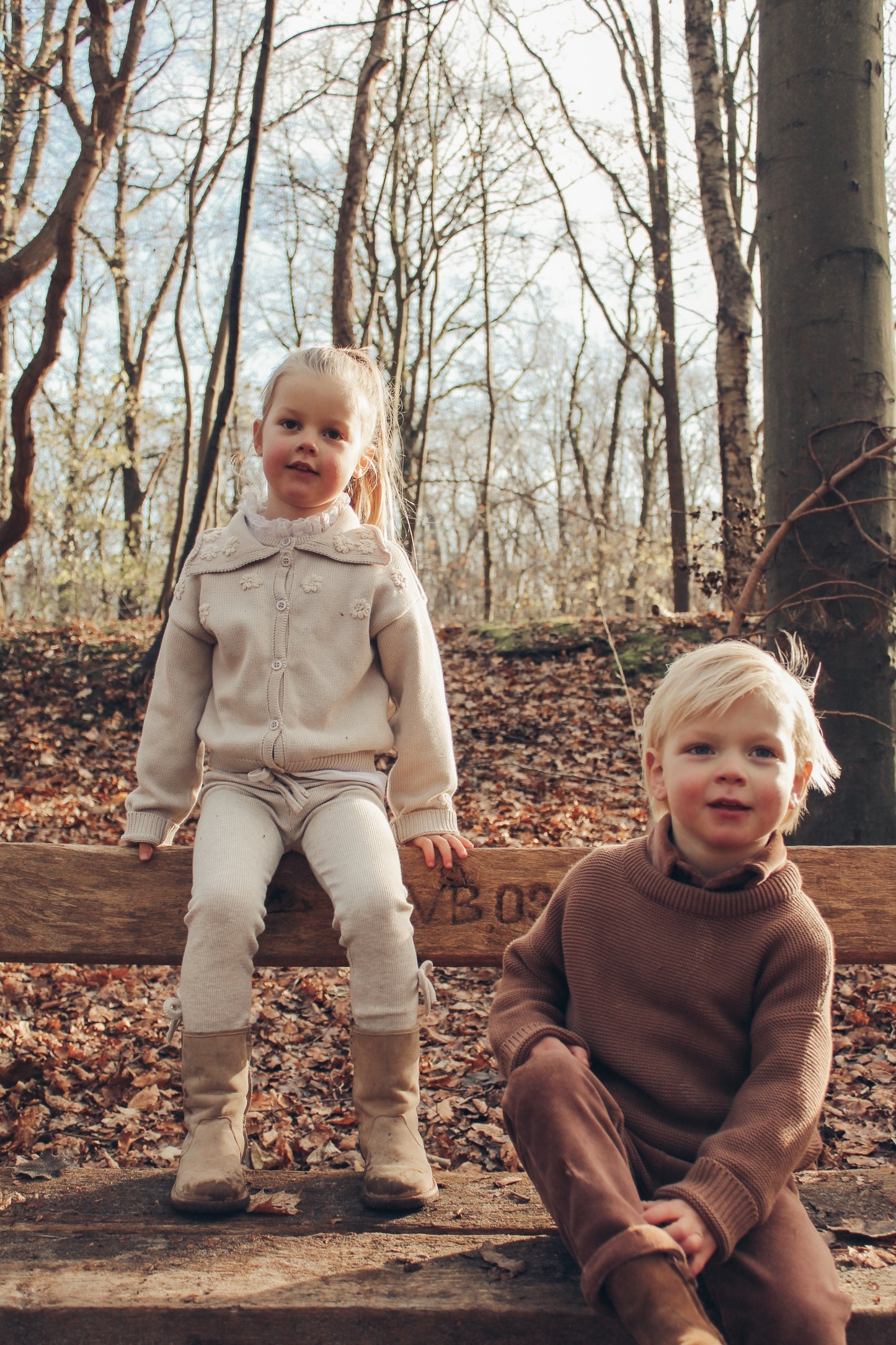 Two You Label - flora cardigan - oat