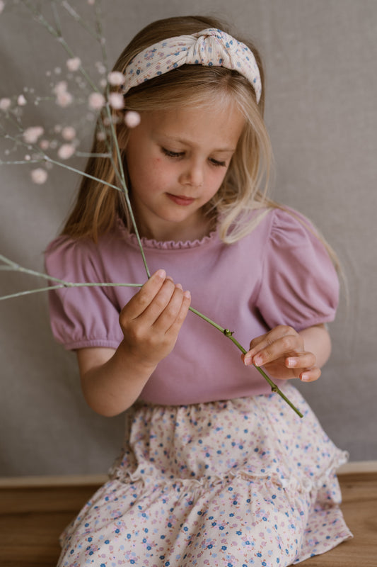 Navy Natural - haarband - spring blossom