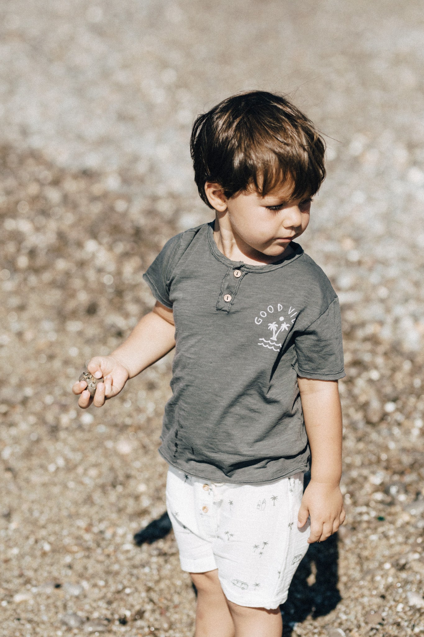 Good vibes T-shirt - anthracite