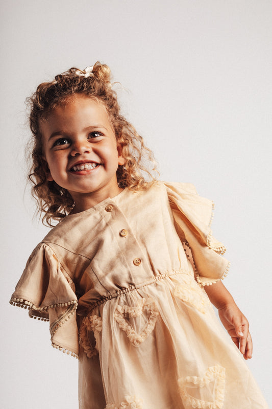 Baje Studio - dress Denia - creme fawn