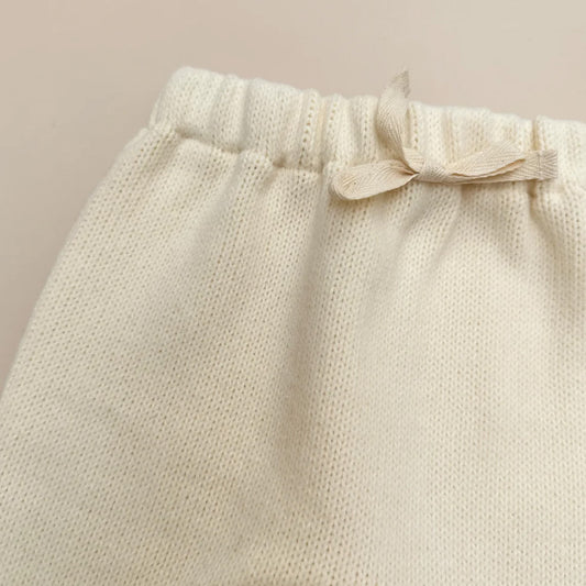 Gebreid broekje ~ crème