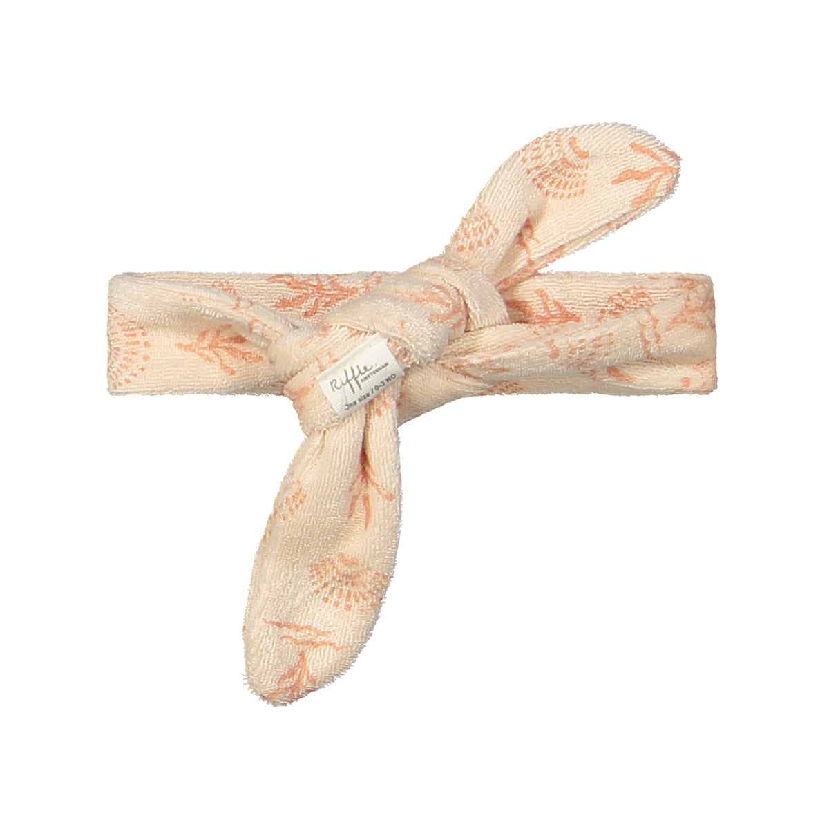 Terry hairband Britt seashells - peach pink