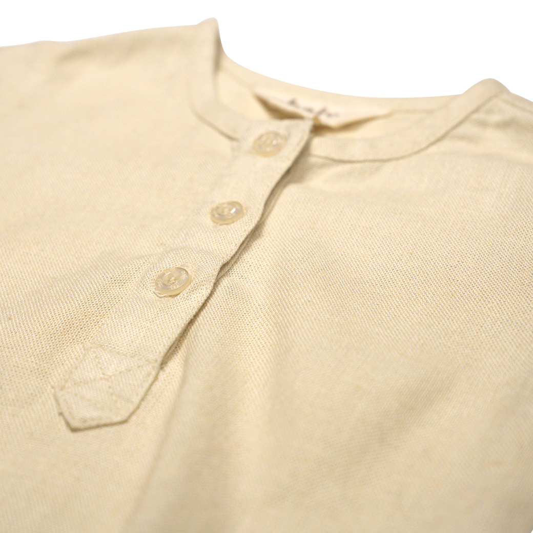 Baje Studio - linen bodysuit Hervey - sand