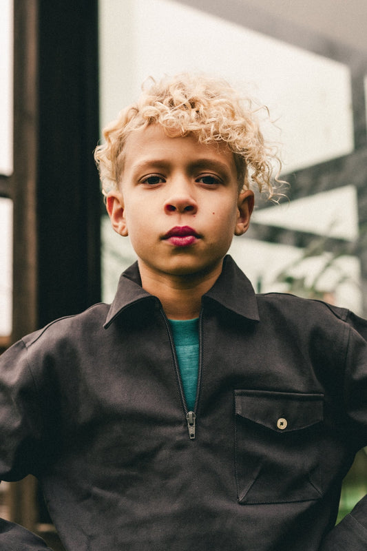 Labo - blouse jack Jeno - grey steel dark