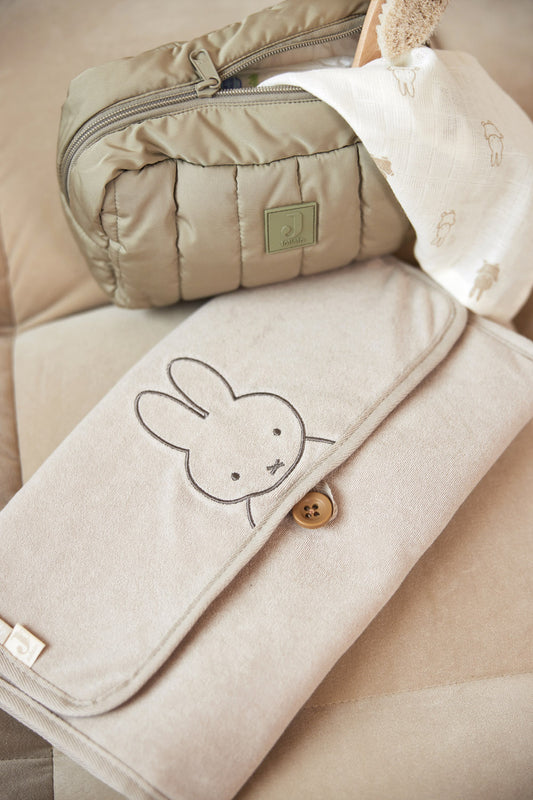 Verschoningsmat Miffy badstof ~ nougat