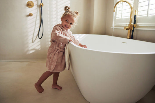 Badjas Miffy 1-2 jaar - wild rose