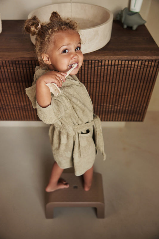 Badjas Miffy 1-2 jaar - olive green