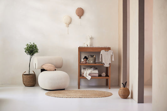 Ballon van stof - biscuit