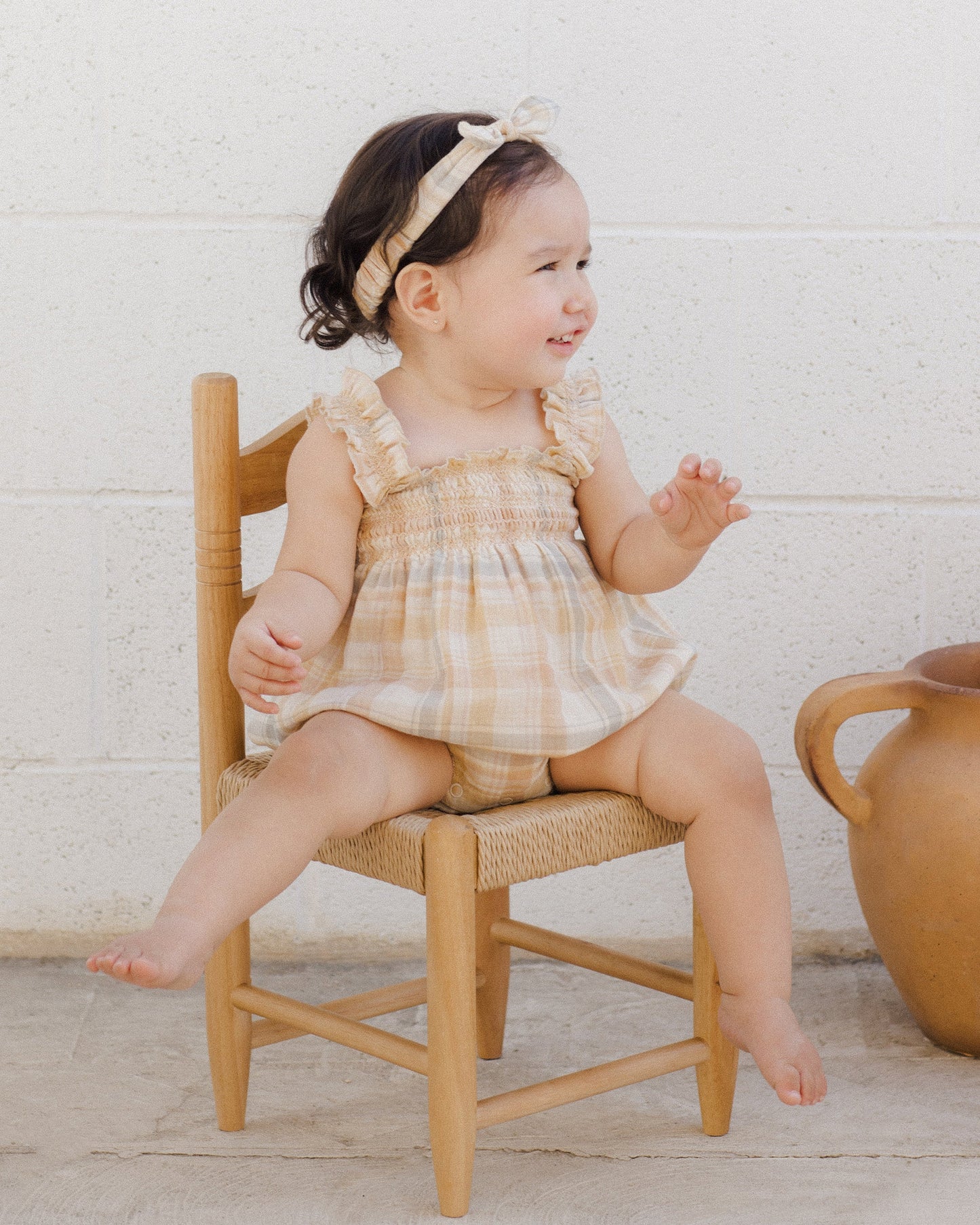 Romper Julia - pastel plaid