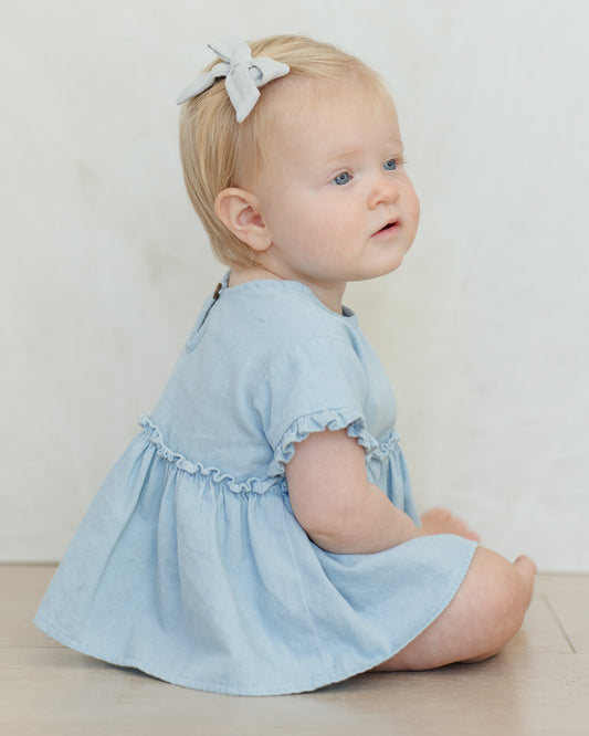 Quincy Mae - juniper set - chambray blue