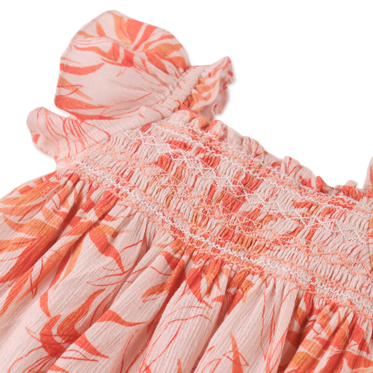 Gingersnaps - flower dress Lillian - orange/pink