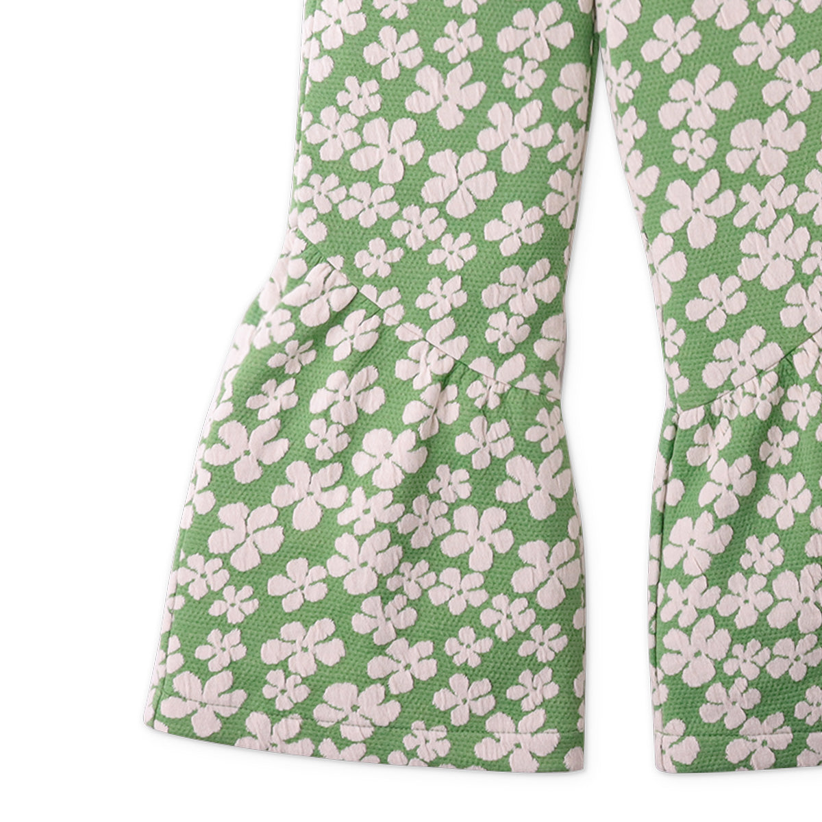 Flower pants Lorelei - green