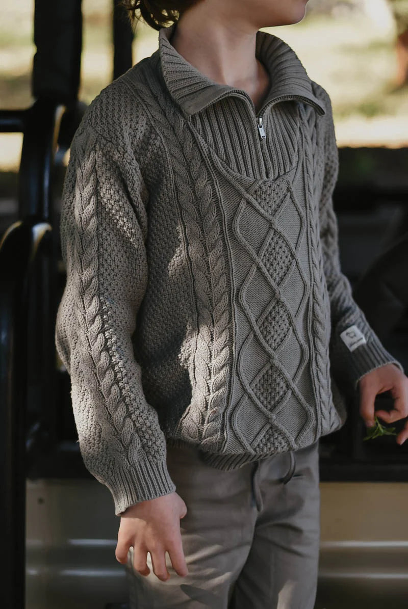 LRDM petits - pullover Alex - pine green