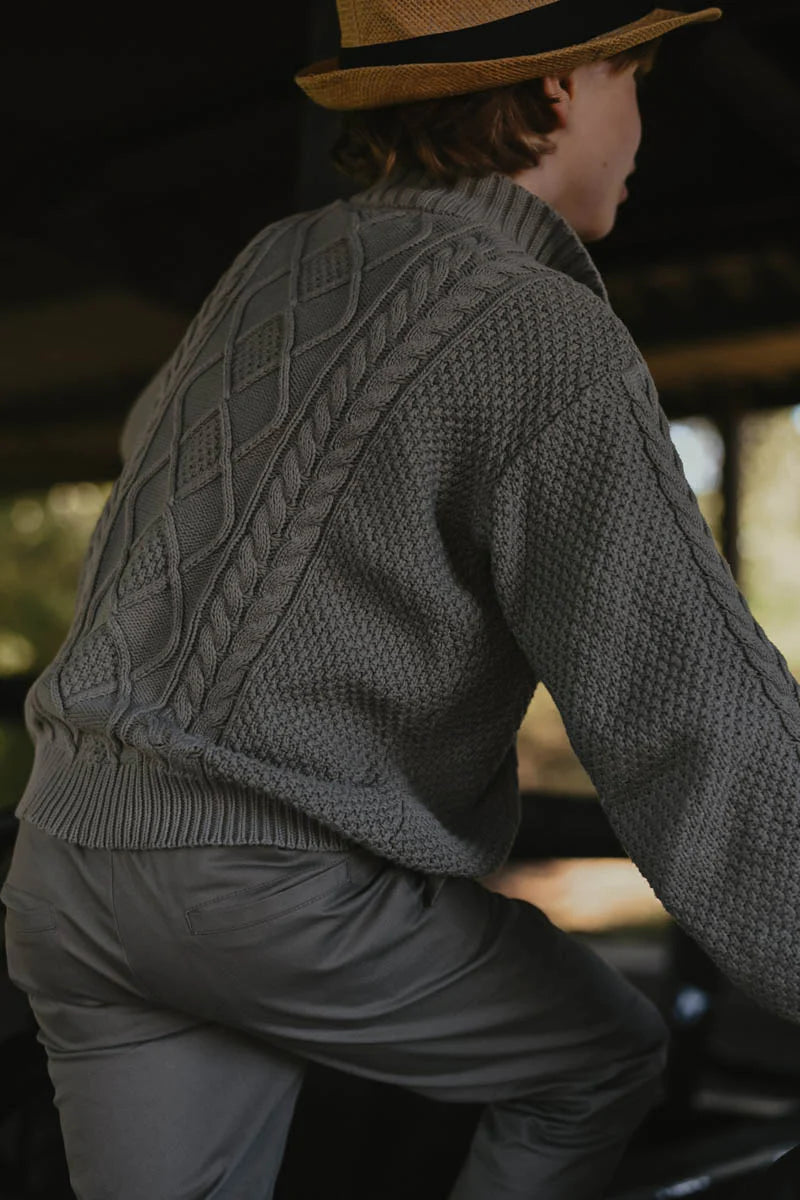 LRDM petits - pullover Alex - pine green